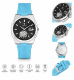 Timera Azure Automatic Watch | Sky Blue Luxury Timepiece